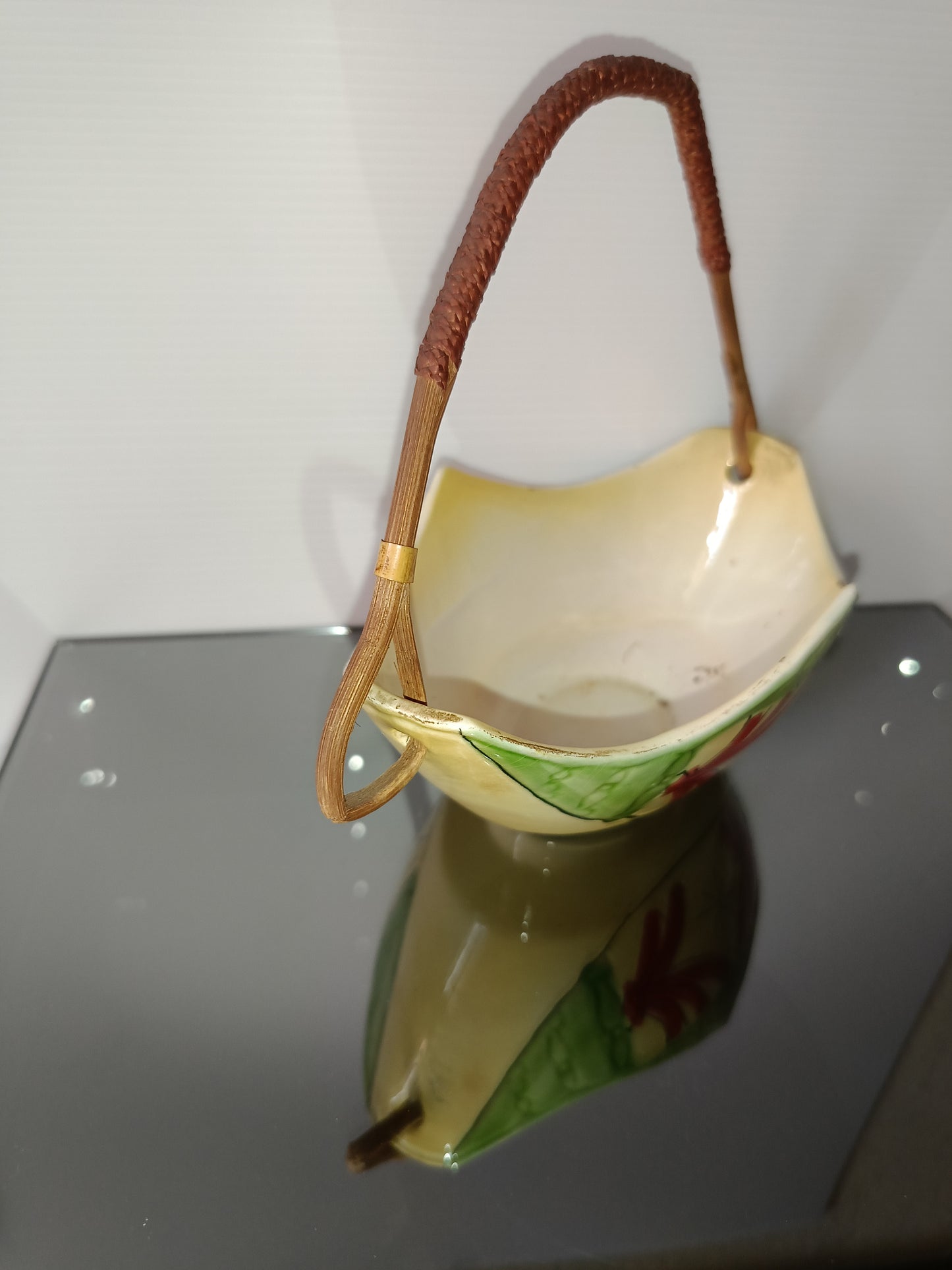 Cestino In Ceramica Vintage