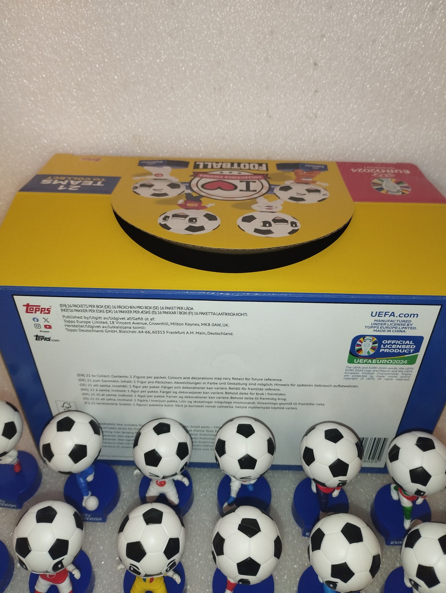 Topps I Love Football Collectible Figures UEFA Euro 2024 Germany Collezione Completa