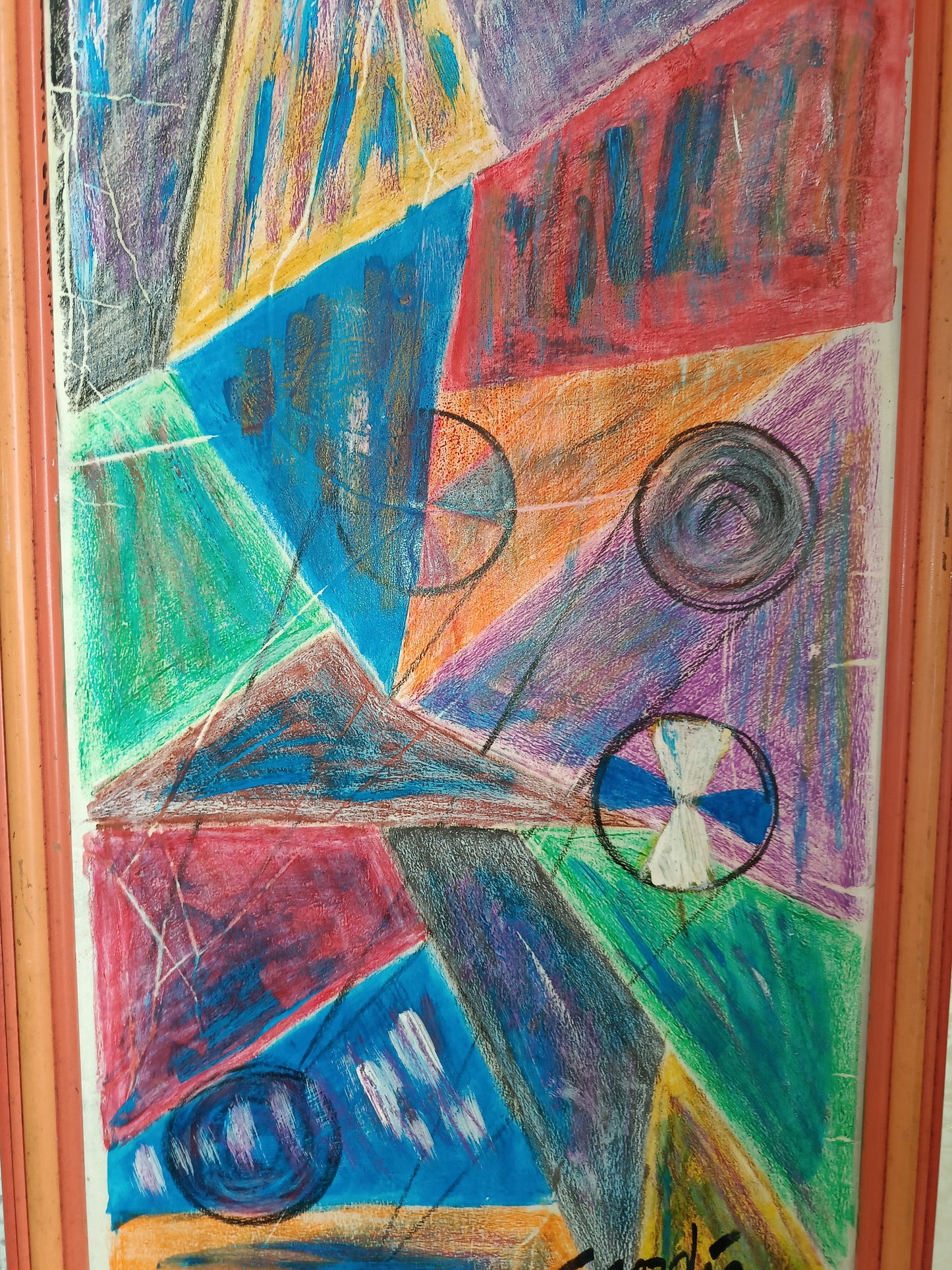 Antonio Scordia ( 1918/1988)
Dipinto Tecnica Mista su cartone
Misure 58 x31 Cm