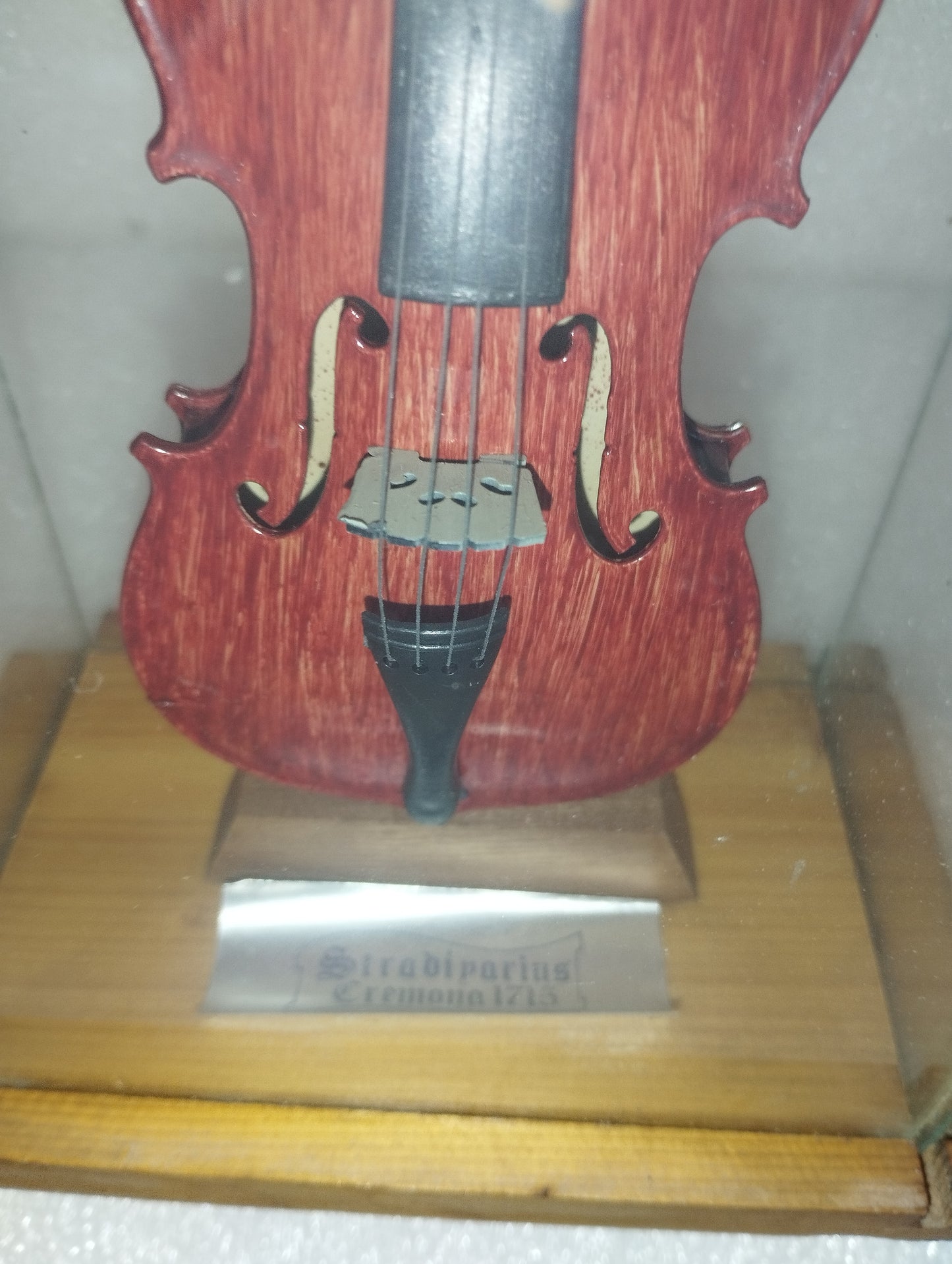 Modellino Stradivarius Cremona 1715 In Teca Vintage
Teca in legno e vetro
