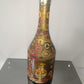 Bottiglia Con Decoupage Vintage