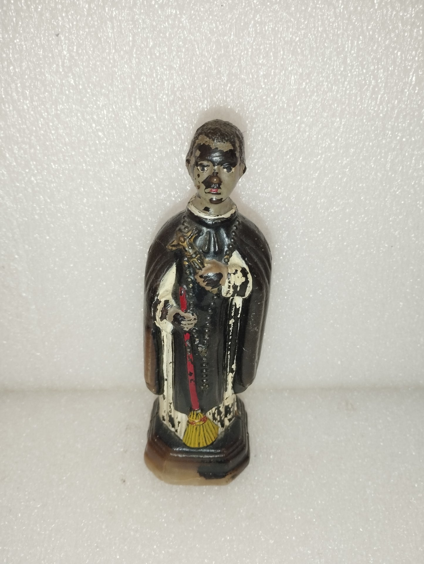Statuina San Martino De Porres In Plastica leggera
Vintage