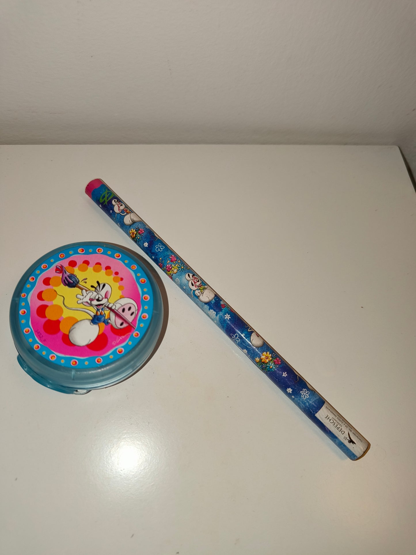 Temperino e matita Diddl vintage, LEGGI