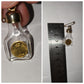 Papa Giovanni XXIII Mini Medaglia in Oro 8 Kt In Bottiglia Vintage