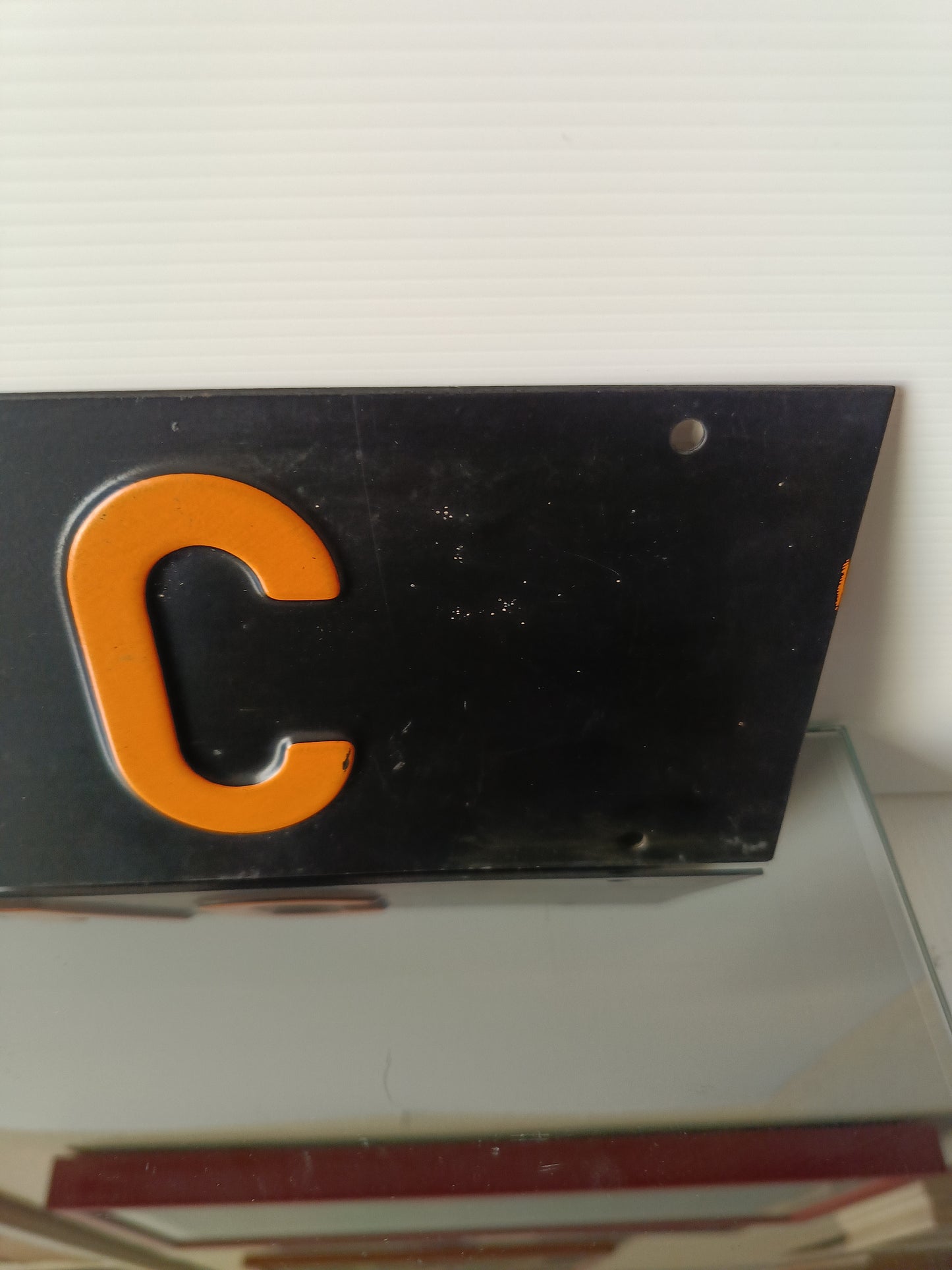 Targa VC (Vercelli) Sigla Provincia Originale In plastica