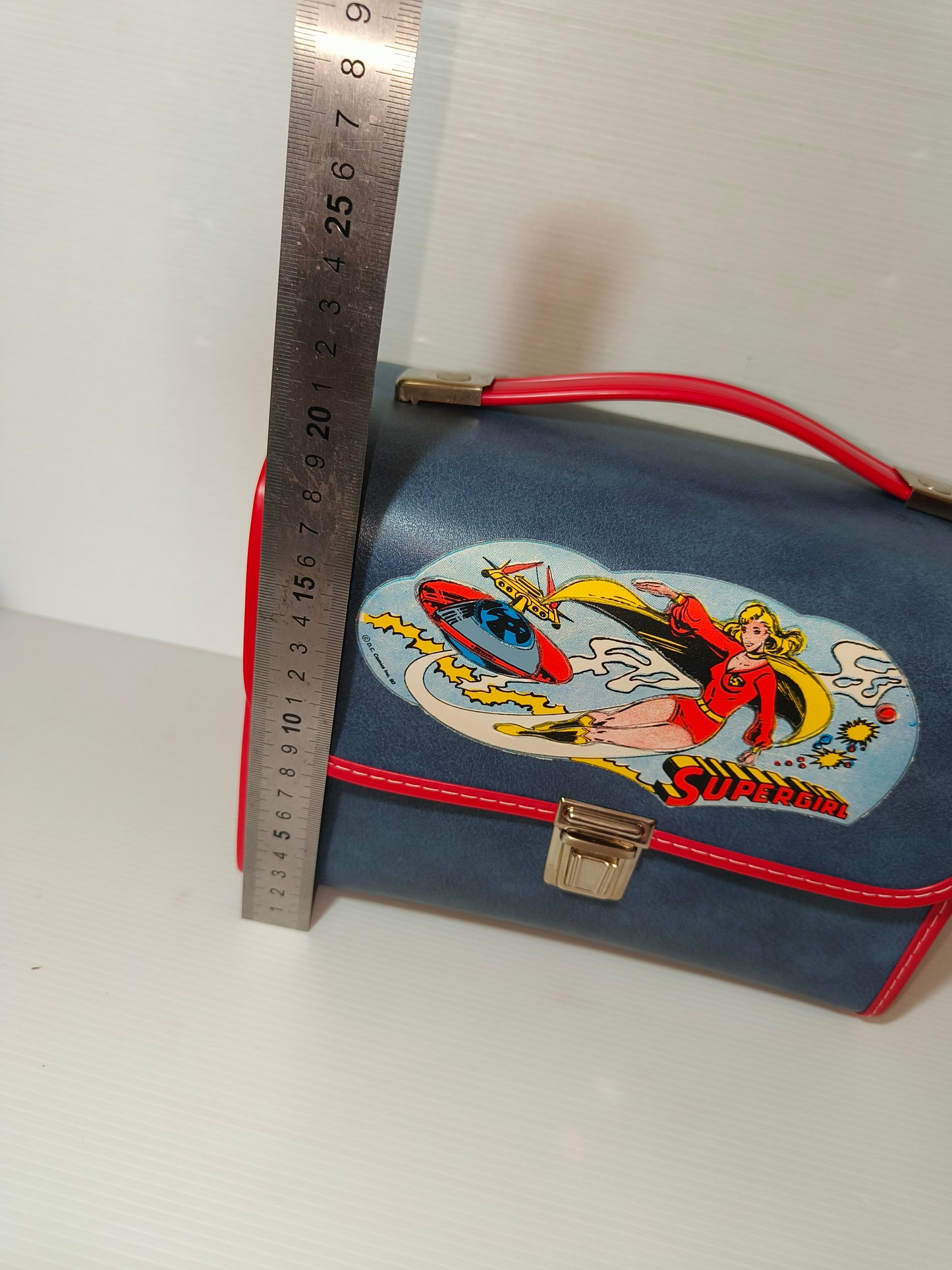 Panierino cestino d'epoca Supergirl, Dc Comics