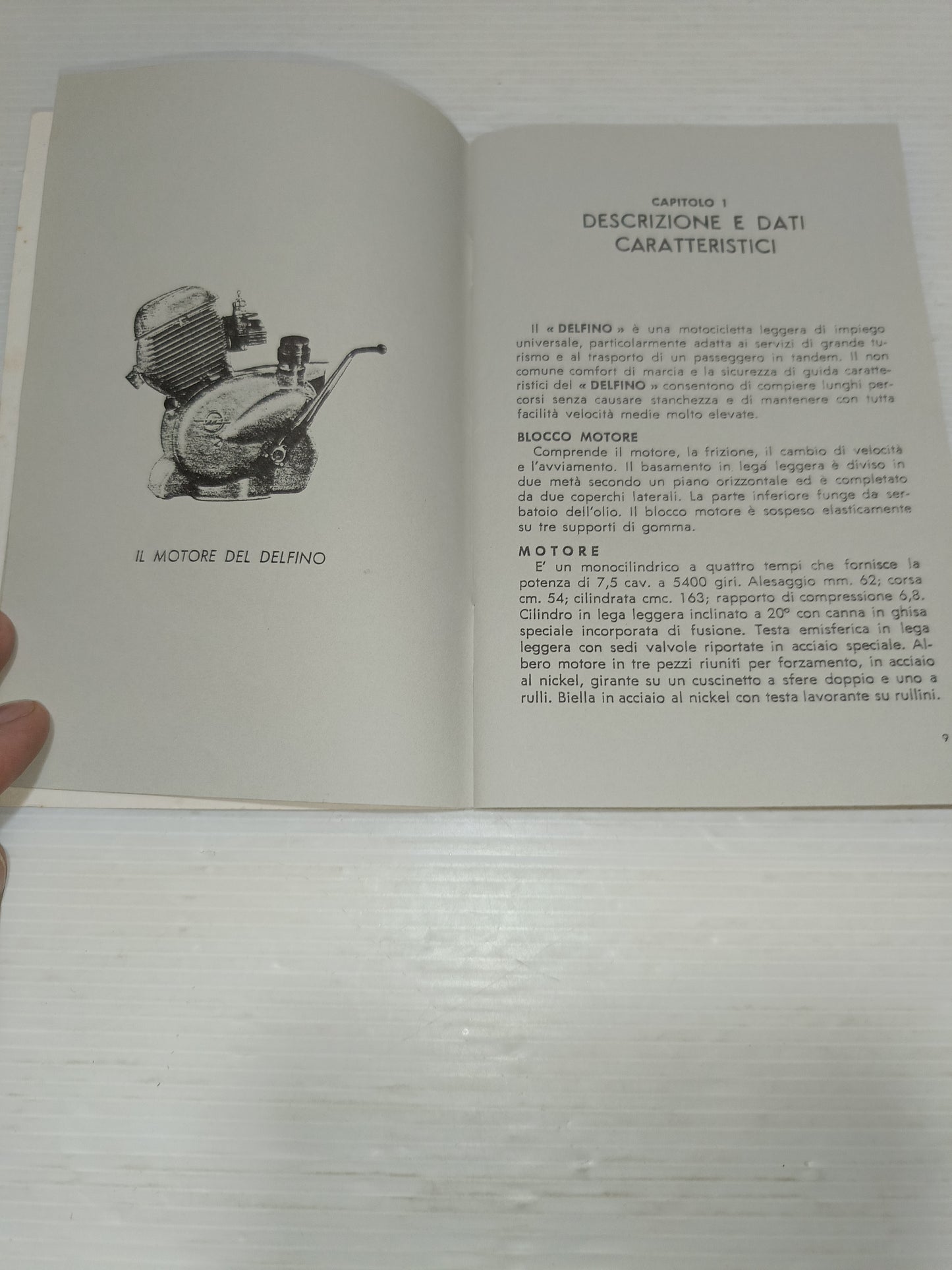 Libretto Istruzioni Uso E Manutenzione Delfino 160 Motom Copia Anastatica