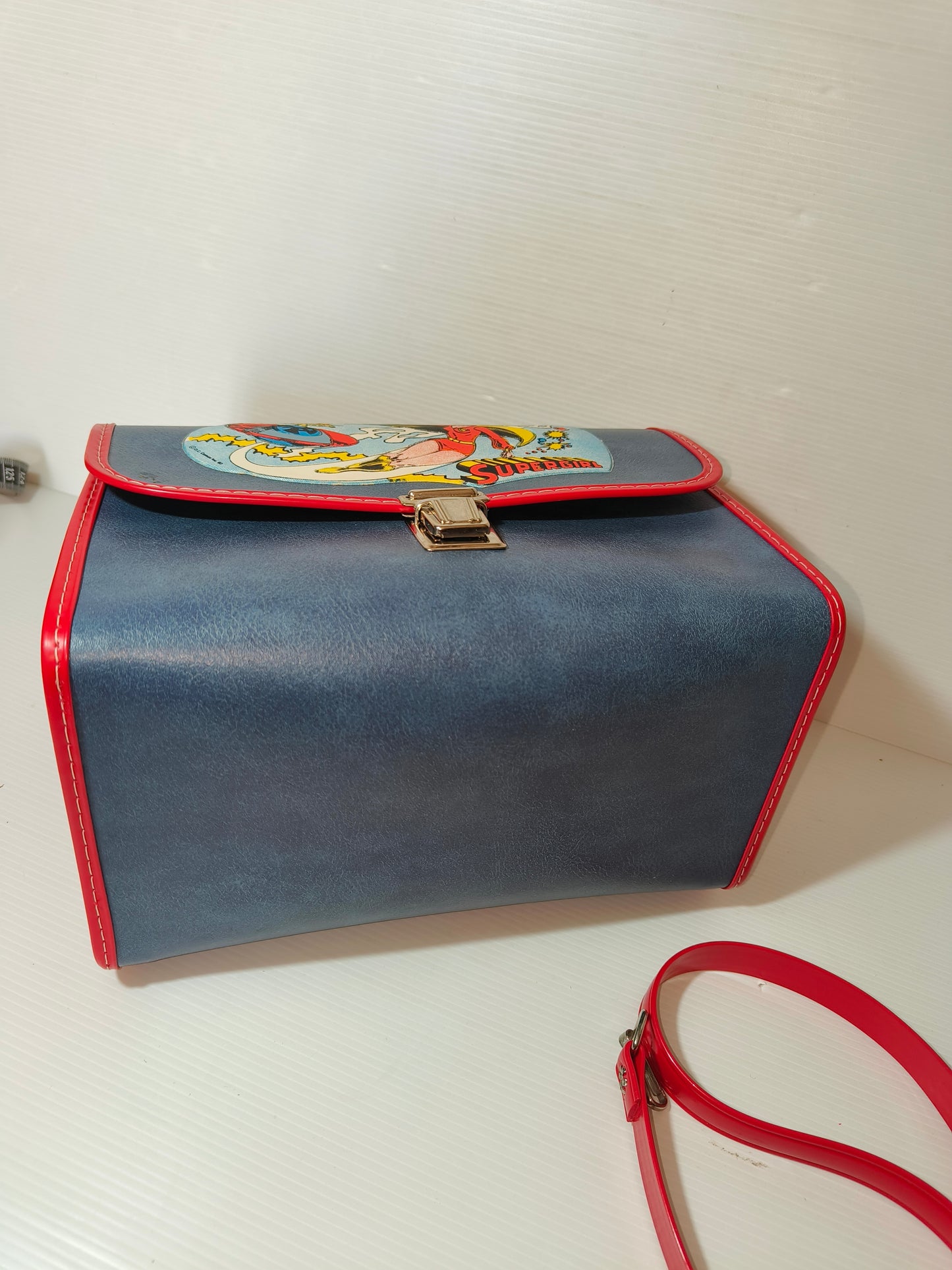 Panierino cestino d'epoca Supergirl, Dc Comics