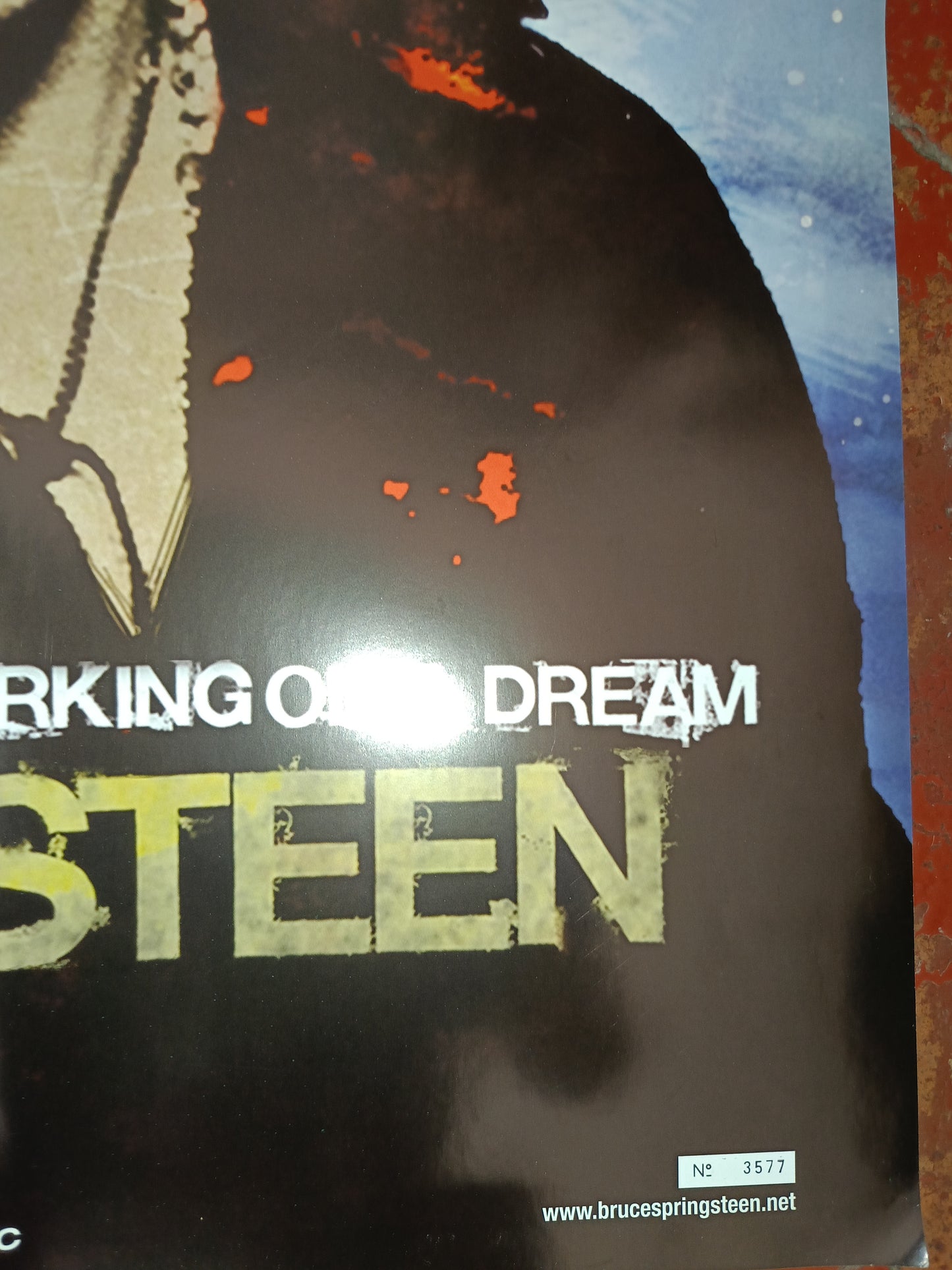 Poster Bruce Springsteen Working On A Dream
Edizione limitata Numerata n.3577