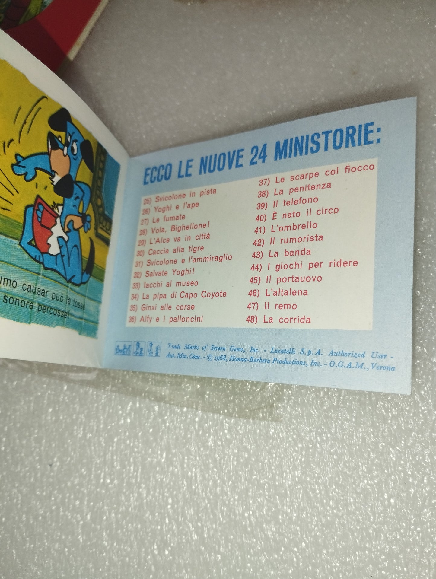 3 Mini Storie Hanna- Barbera
Regalo Mio Locatelli
Anni 60