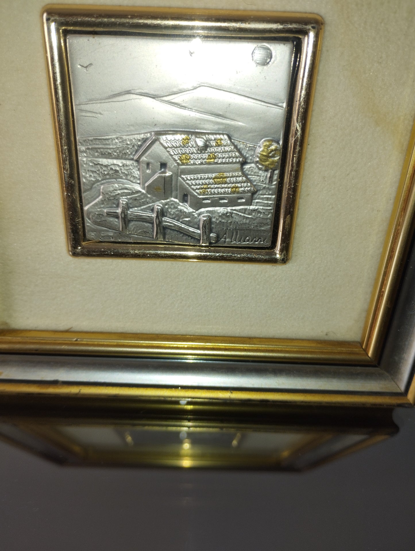 Bassorilievo Alliani In Argento 925 Con Cornice