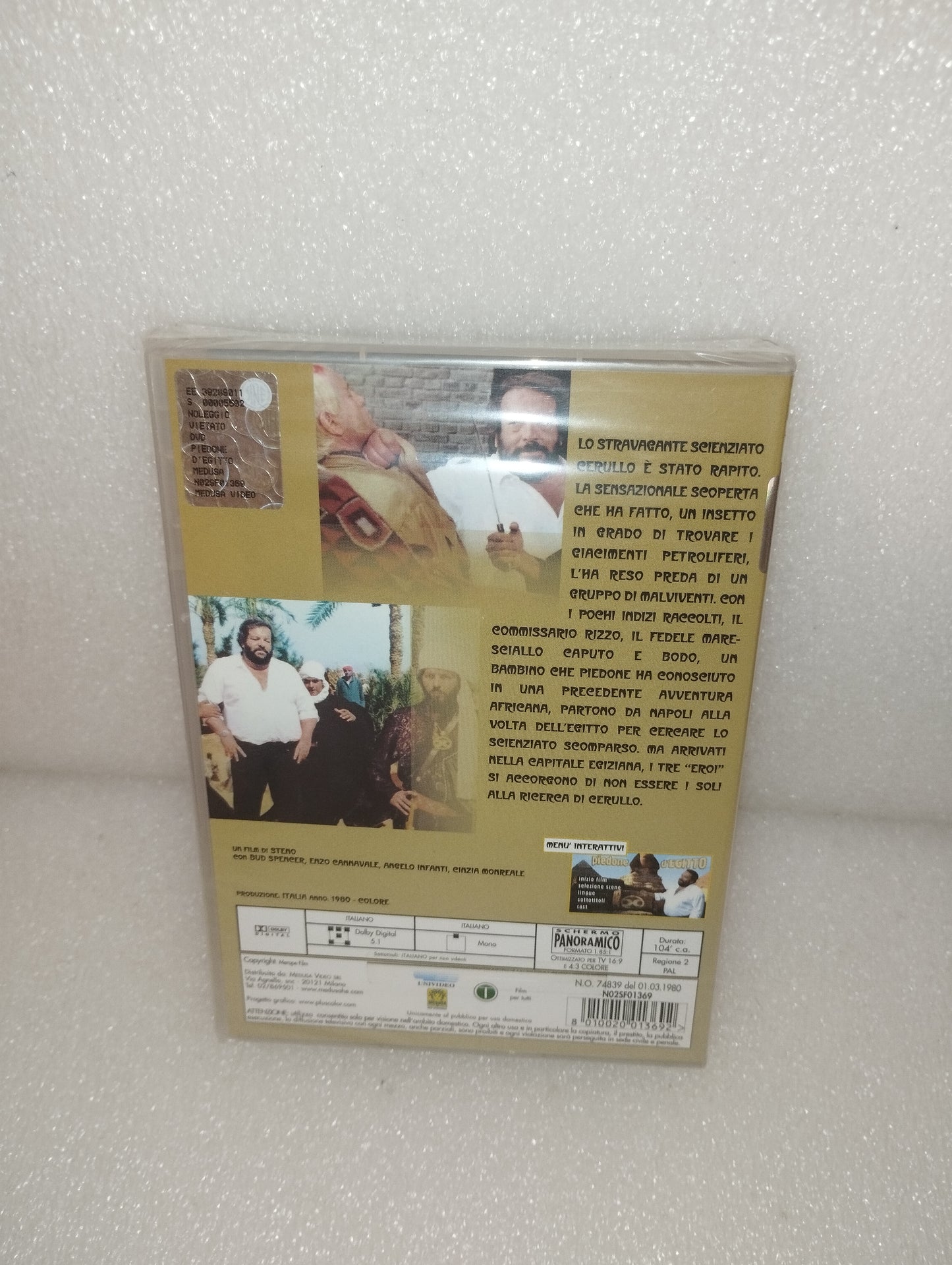 Piedone d'Egitto Bud Spencer DVD Medusa
Regia di Steno sigillato