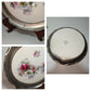 Piatto in peltro e ceramica BMF vintage