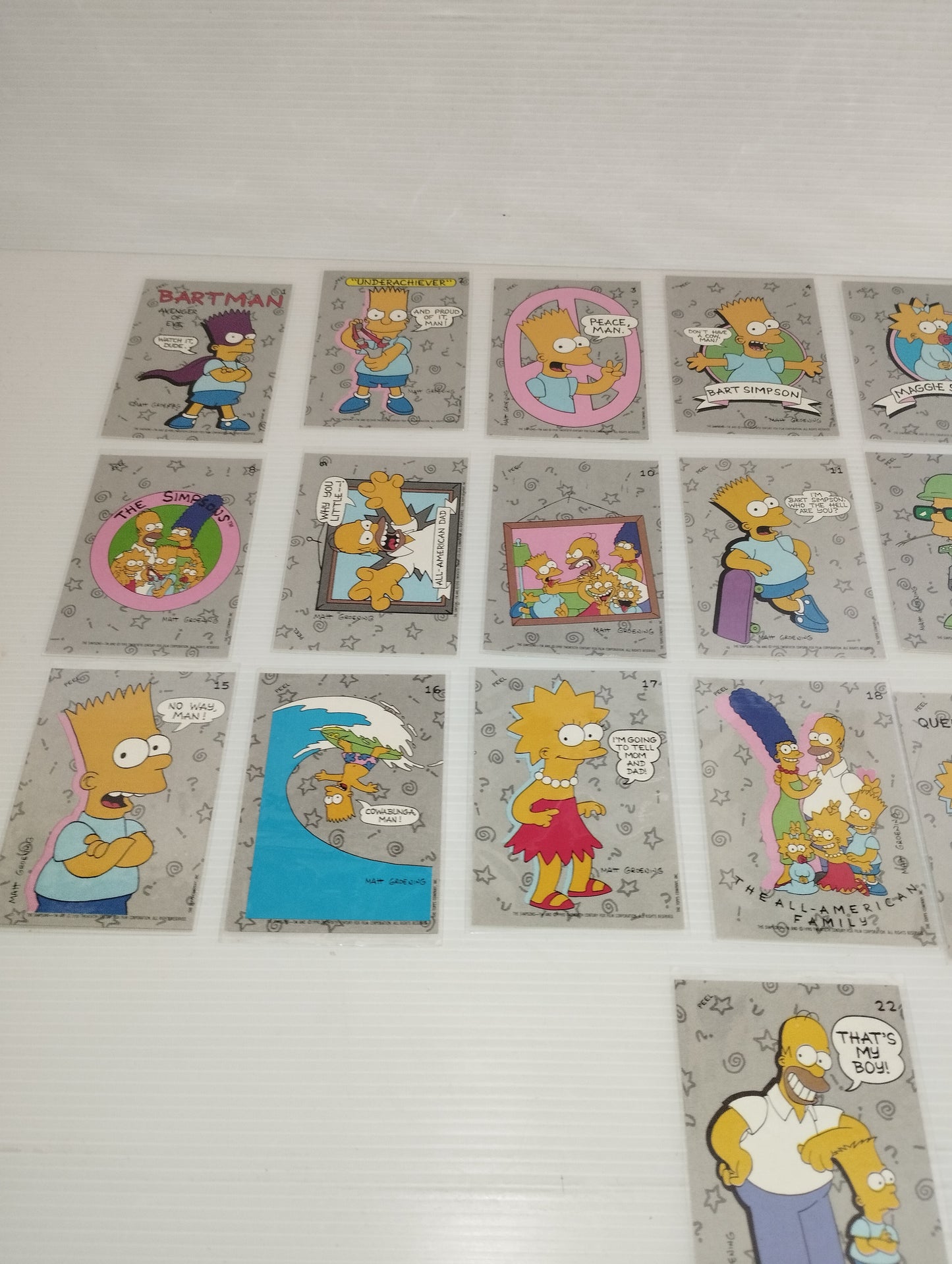 The Simpson Collezione Card Toops
Set 88 + 22 Cards
Anno 1990
