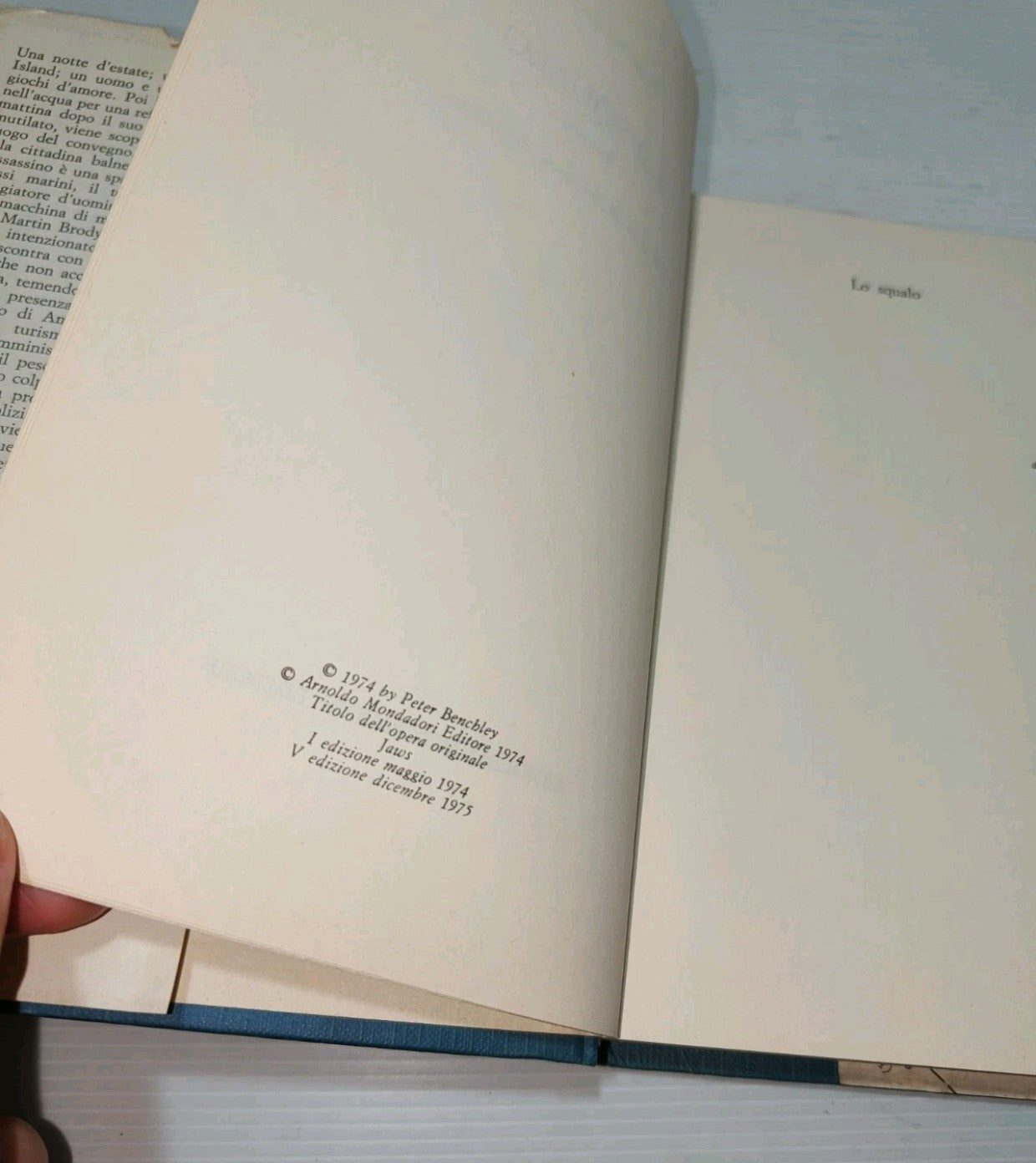 Libro Lo Squalo, P.Benchley LEGGI