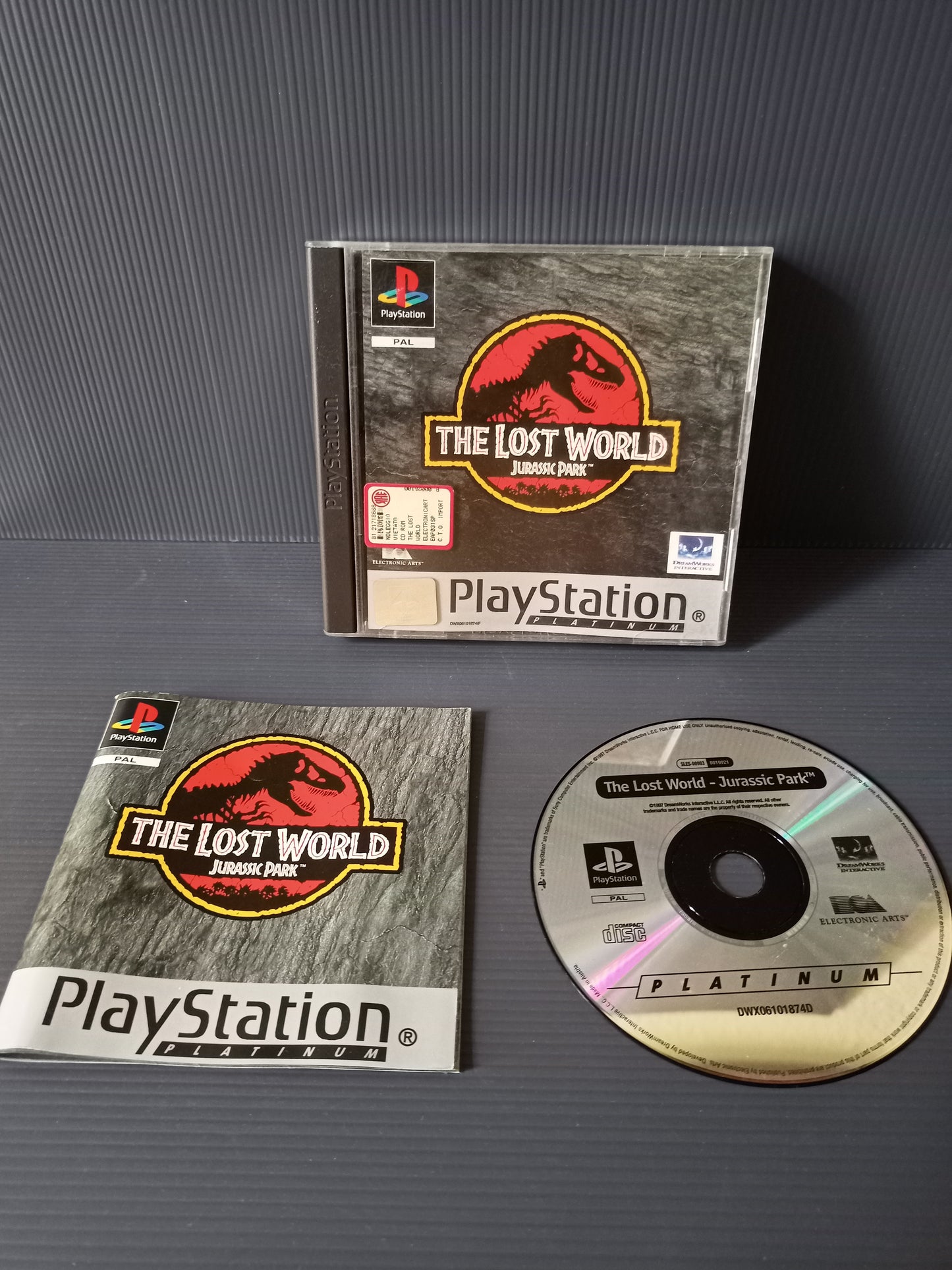 The Lost World Jurassic Park video game for PS1