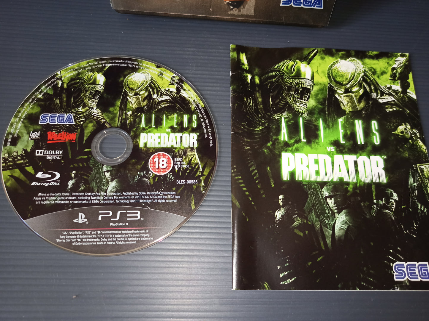 Alien vs Predator steelbook video game for PS3