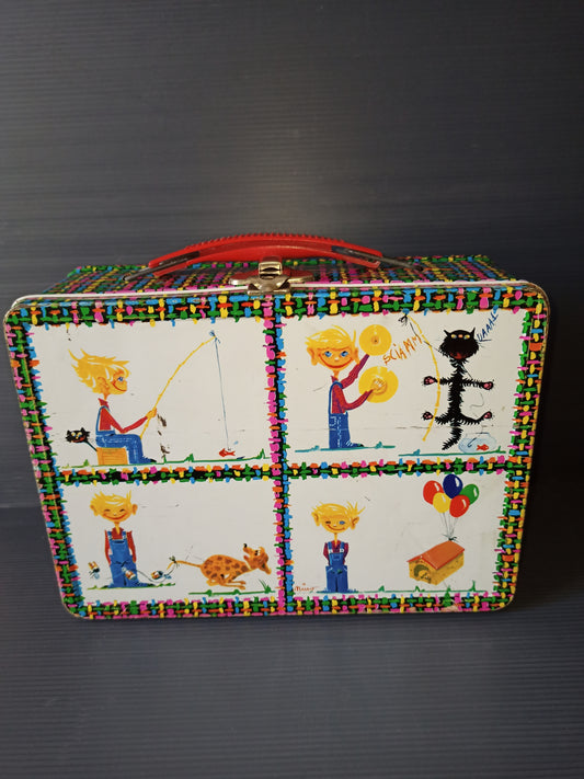 Tin lunch box from the 70s and 80s