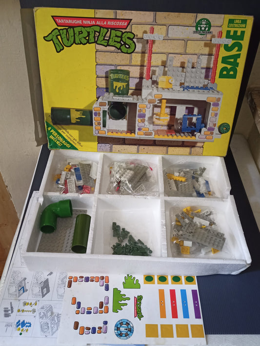 Lego Ninja Turtles type constructions, Giochi Preziosi original 90