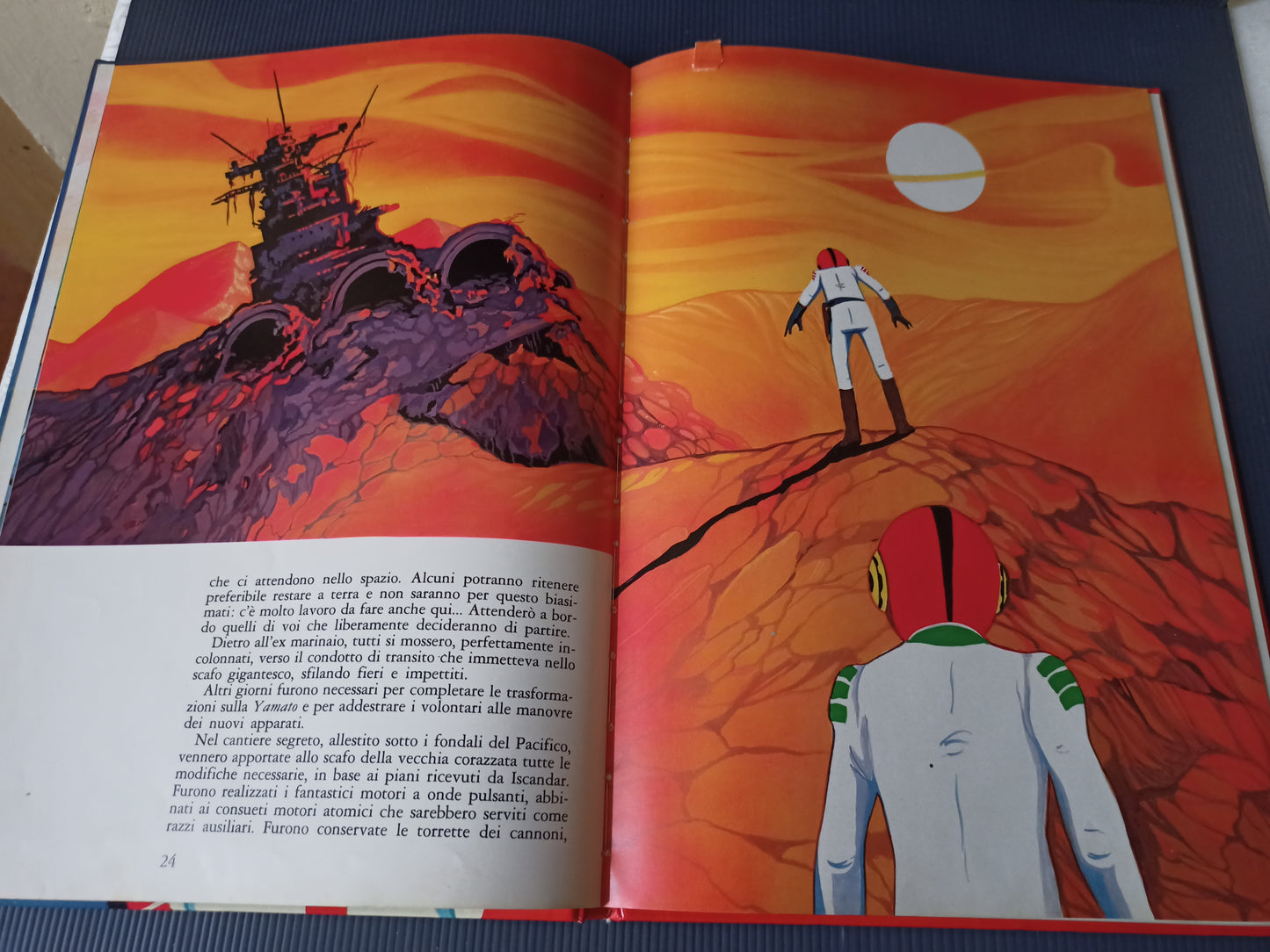 Libro Star Blazers, Mondadori Prima Edizione 1980