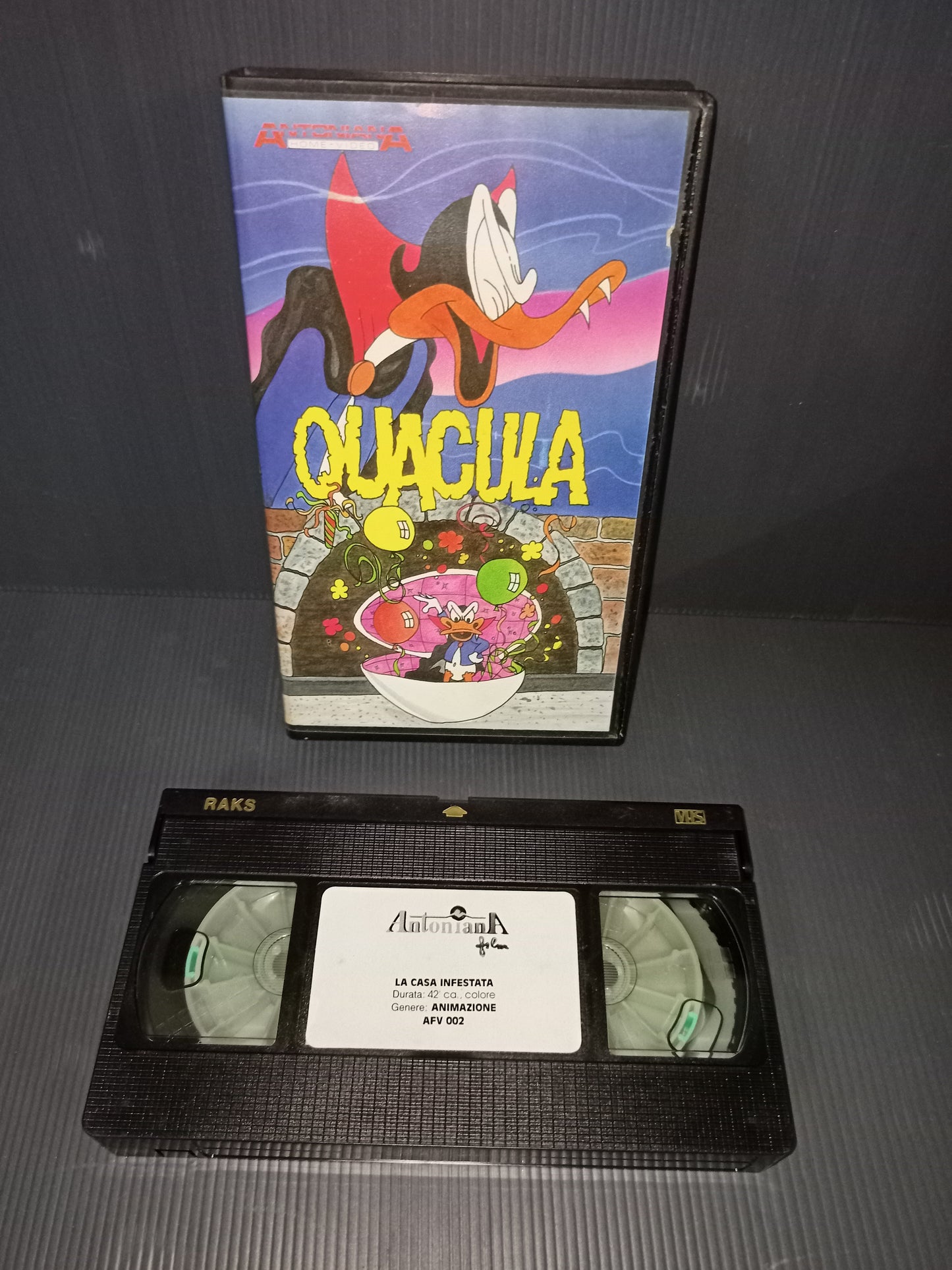 VHS Quacula the haunted house