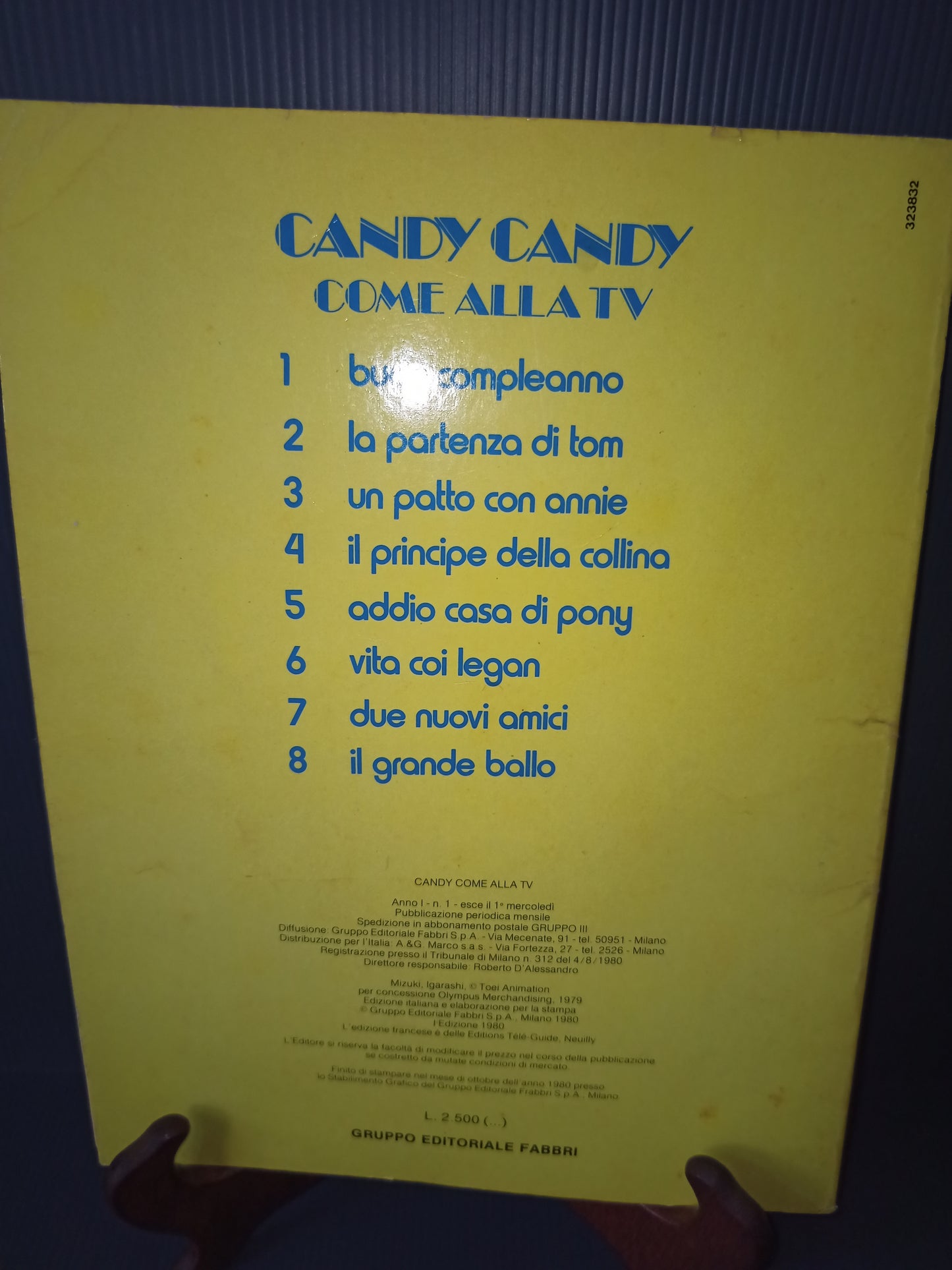 Happy Birthday Candy Comic Number 1, Gruppo Editoriale Fabbri 1st edition 1980