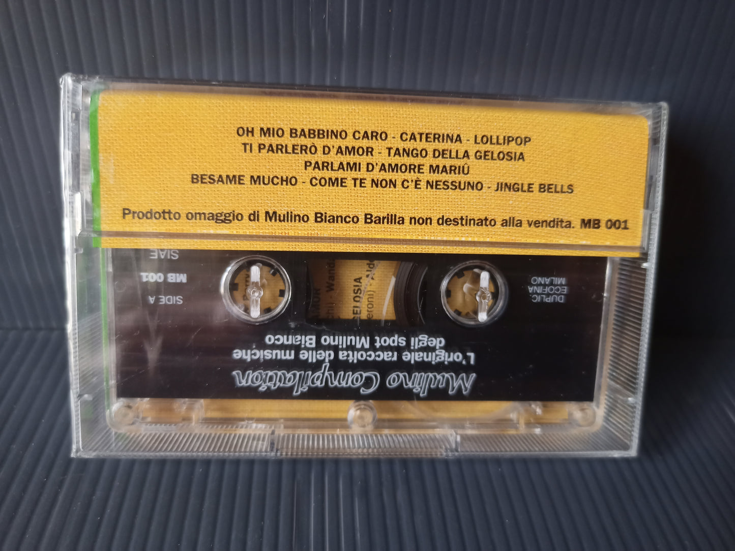 Original Mulino Bianco cassette from the 80s