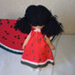 Furga watermelon doll, original from the 70s