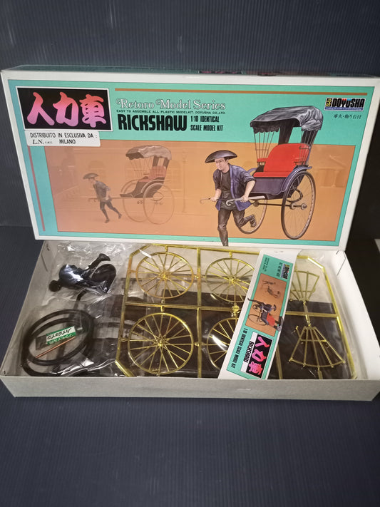 Rickshaw model kit to build, 1:10 scale