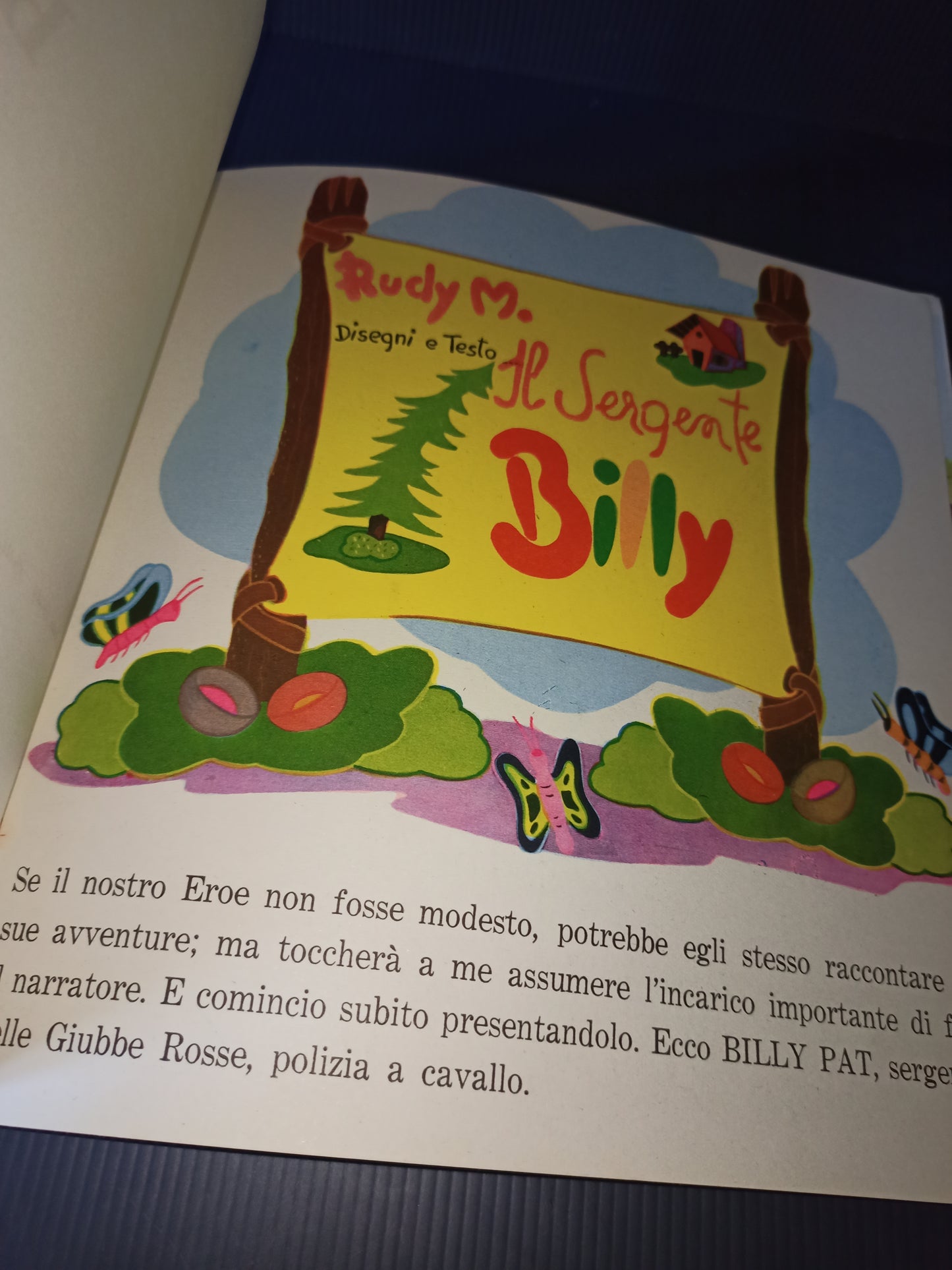 Libro Il Sergente Billy, R. Muratori Carroccio originale anni 70