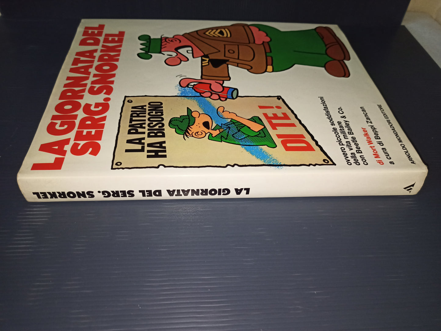 Libro fumetto La Giornata Del Serg. Snorkel, Mondadori originale anni 70