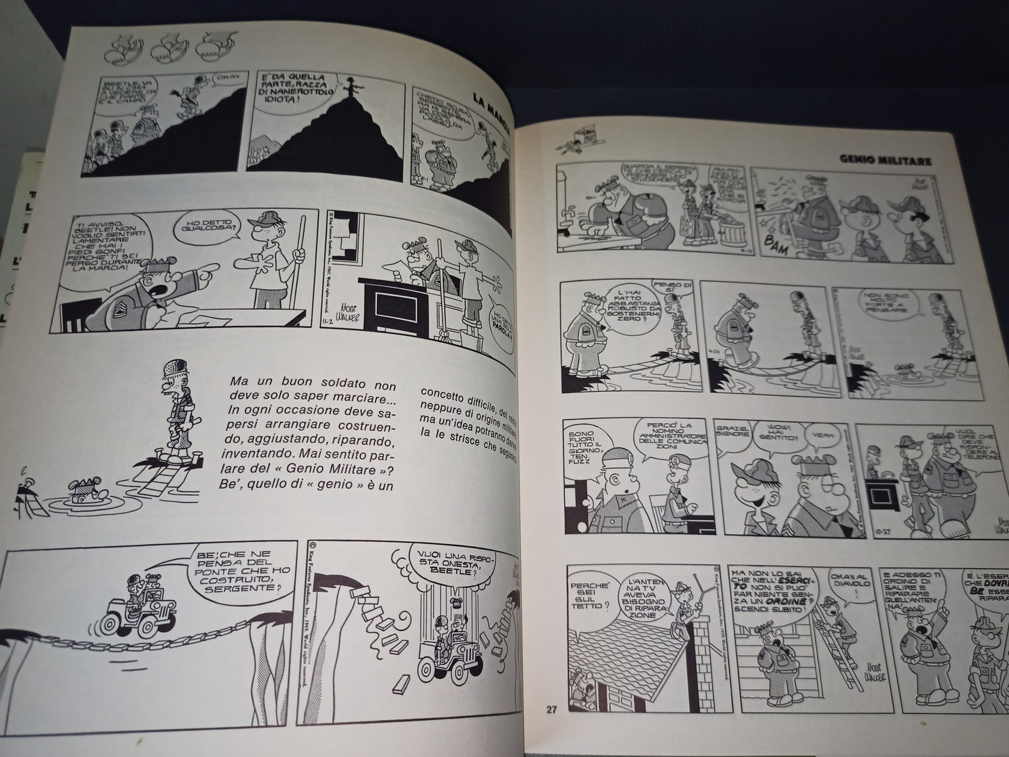 Libro fumetto La Giornata Del Serg. Snorkel, Mondadori originale anni 70