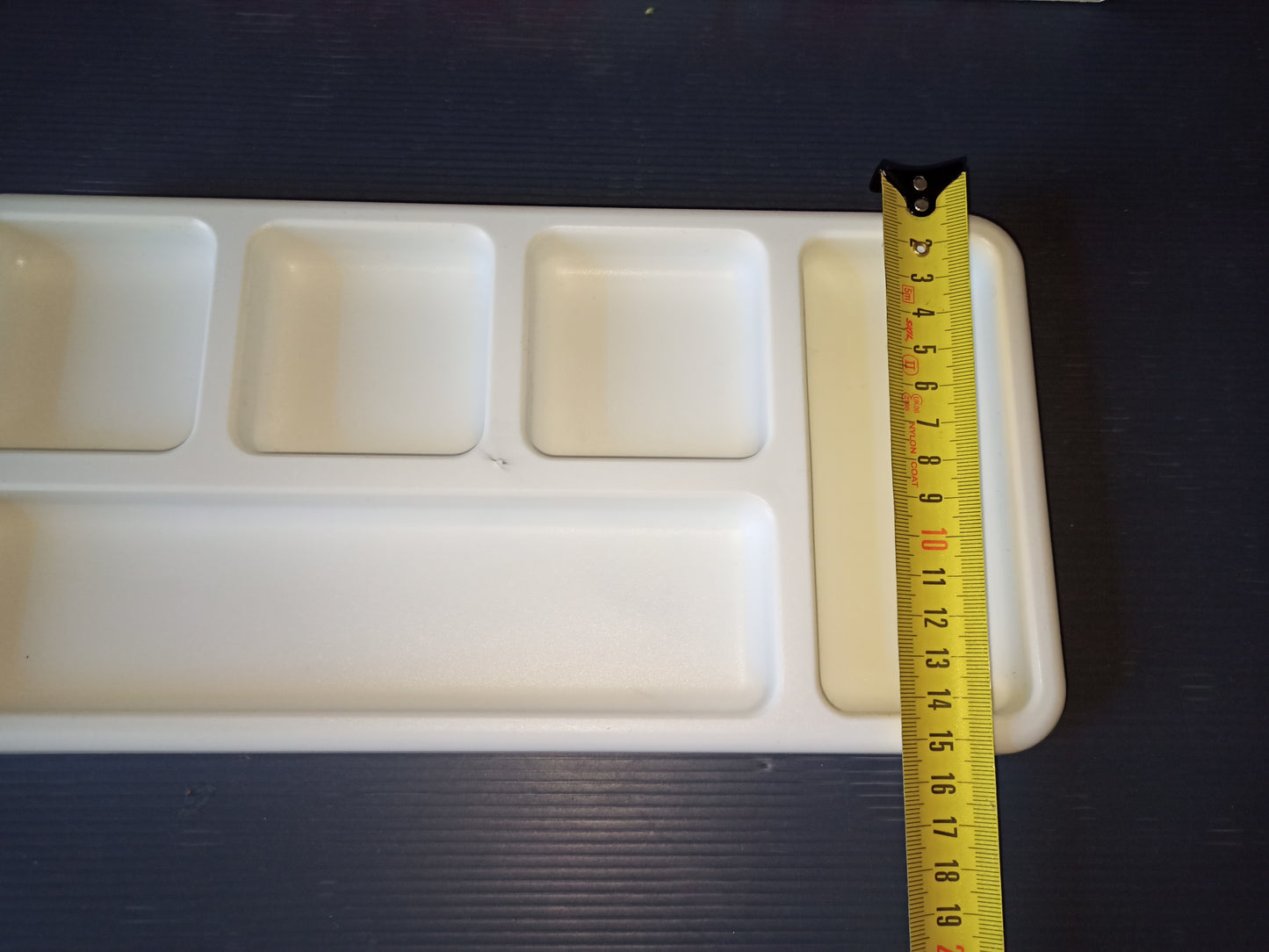 Plastic desk tray, original from the 70s