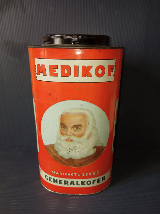 Vintage Medikof Generalkofer candy tin box