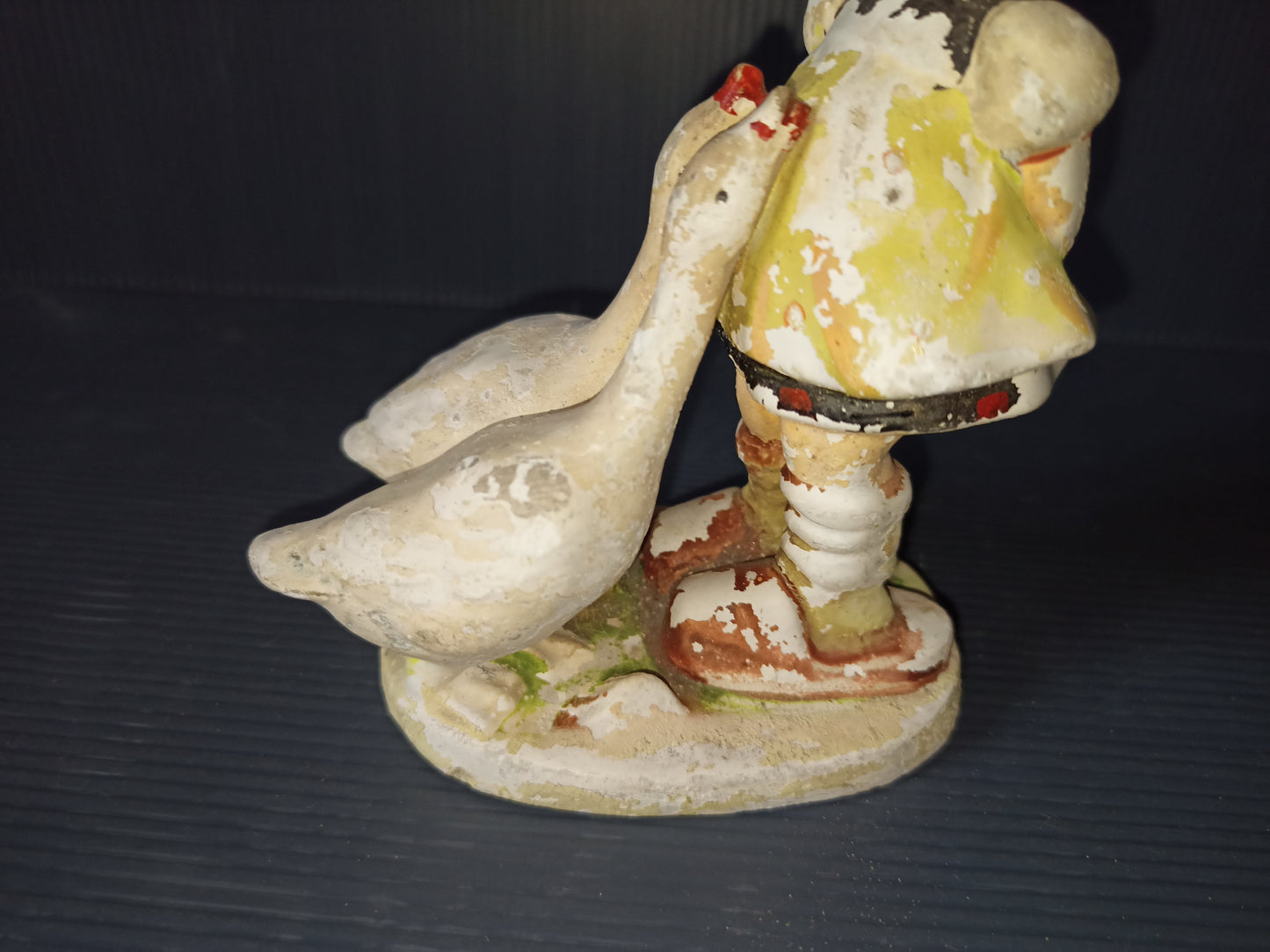 Antique scagliola/plaster figurine to be restored