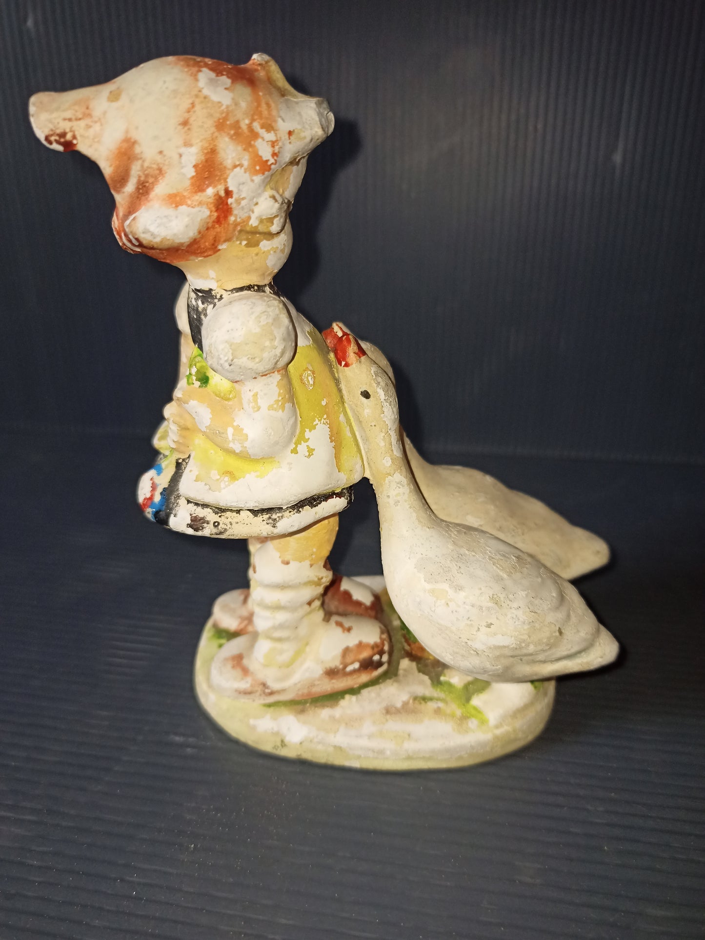 Antique scagliola/plaster figurine to be restored