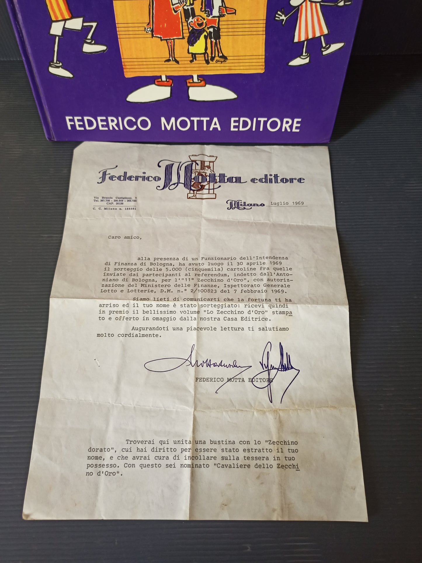 Libro Lo Zecchino D'oro, Federico Motta Editore 1969