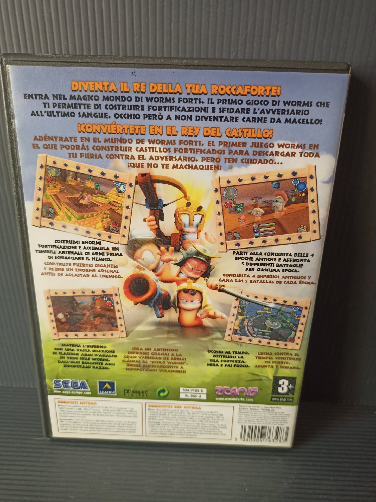 Worms Forts Under Siege PC video game