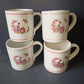 Colussi Deruta mugs, original from the 70s