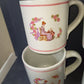 Colussi Deruta mugs, original from the 70s