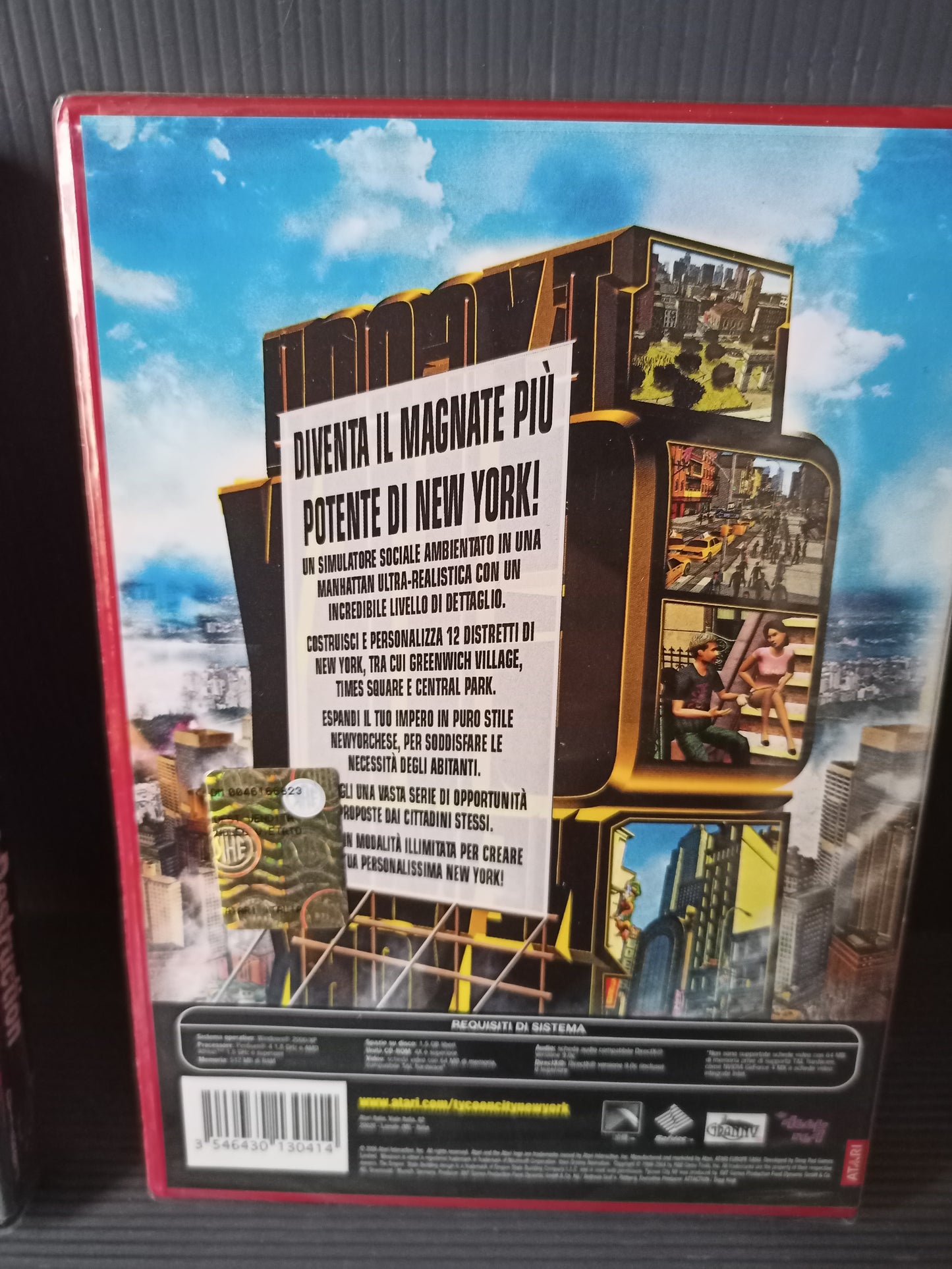 Lotto Giochi PC Another War, Tycoon City New York, Conspiracy SIGILLATI