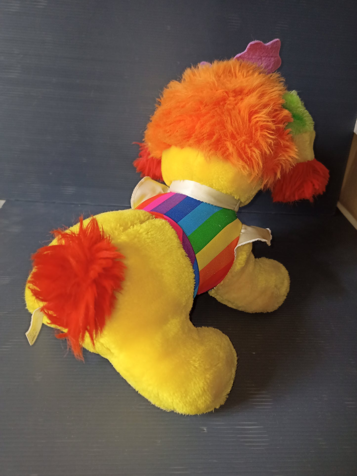 Plush Puppy Brite Iridescent Rainbow Brite, original 80s Mattel Hallmark