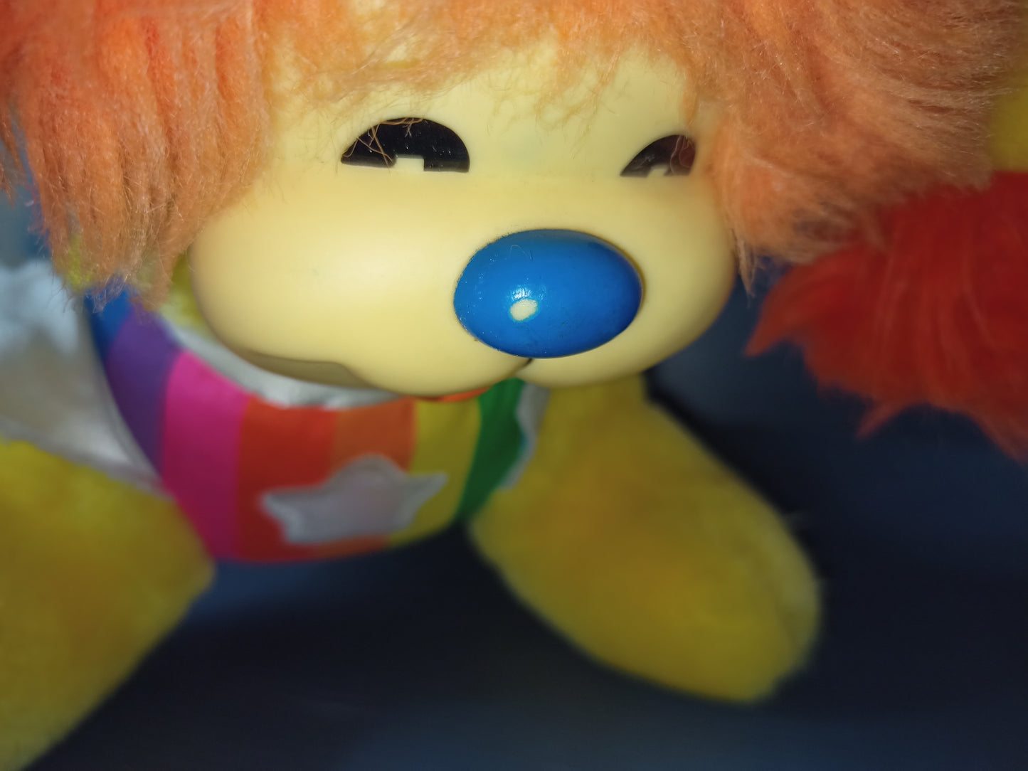 Plush Puppy Brite Iridescent Rainbow Brite, original 80s Mattel Hallmark