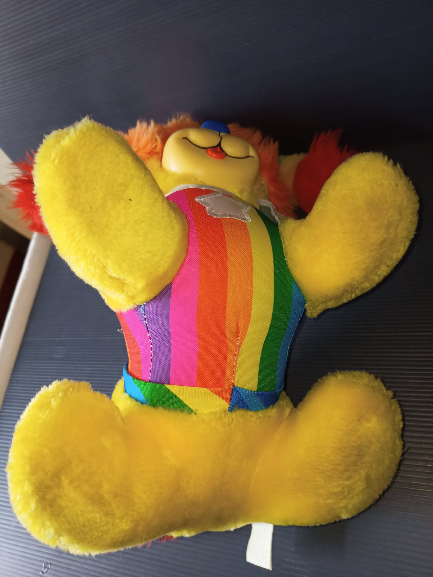 Plush Puppy Brite Iridescent Rainbow Brite, original 80s Mattel Hallmark