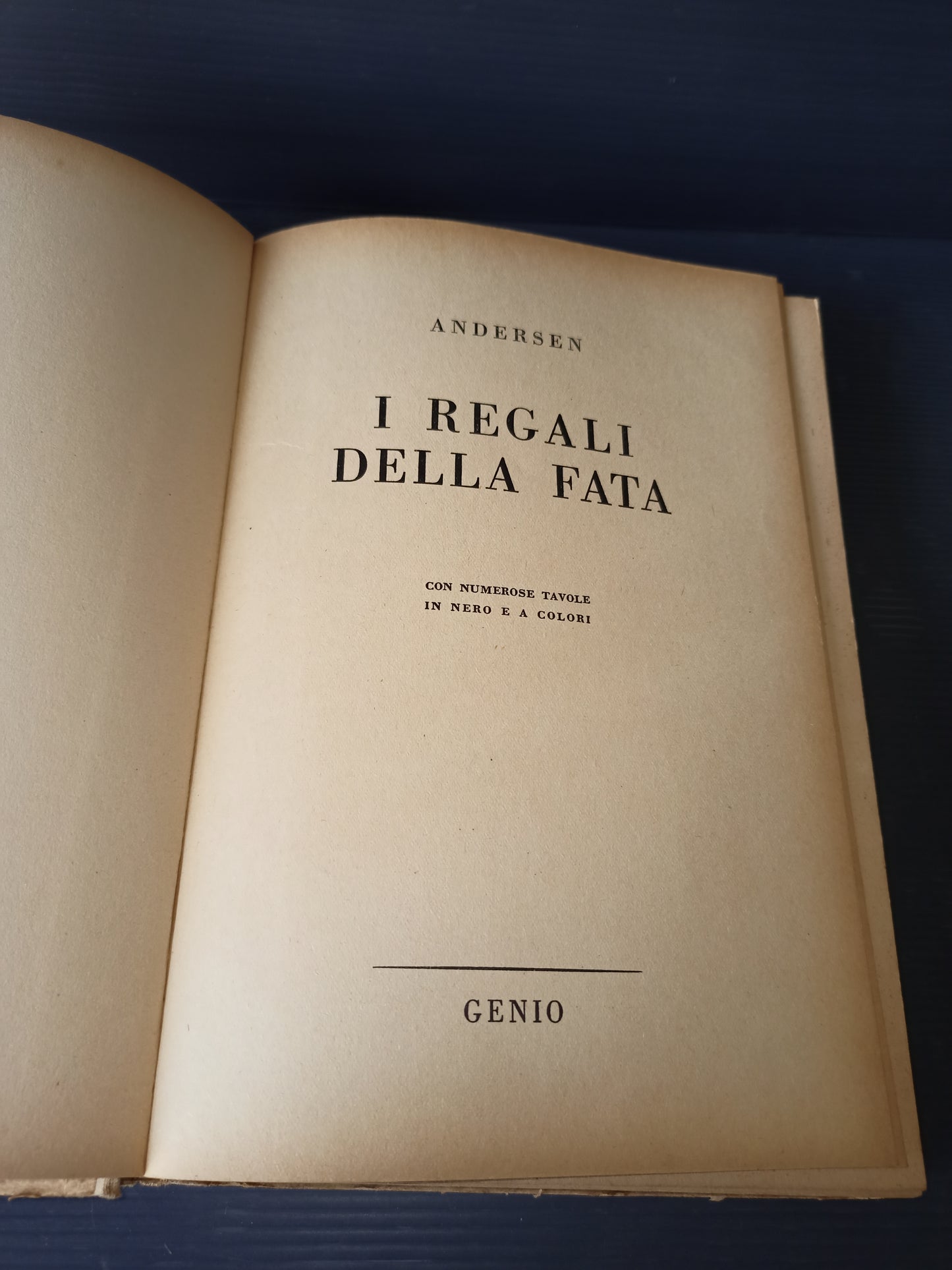 Libro I Regali Della Fata, Andersen Genio 1937