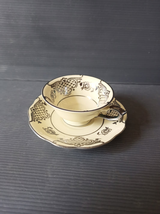 Antique Bavaria Schwarzenhammer coffee cup and saucer