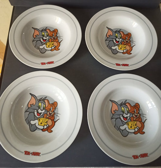 Tom &amp; Jerry soup plates, DeAgostini