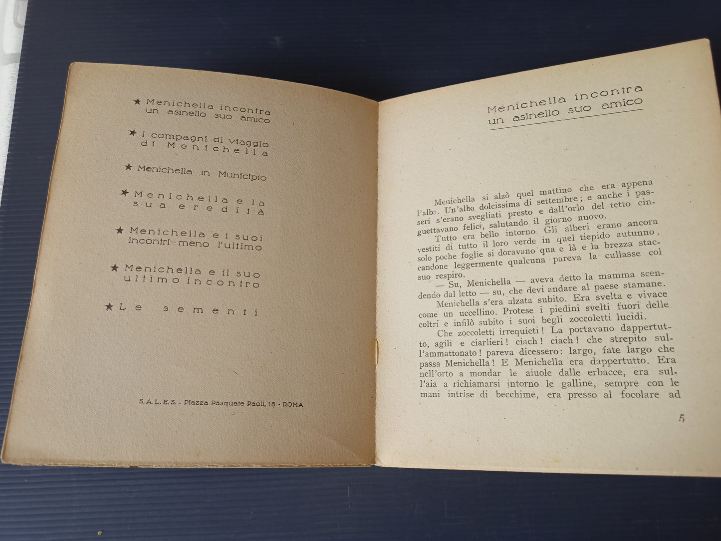 Libro L'Eredità Di Menichella, A.Albieri 1948