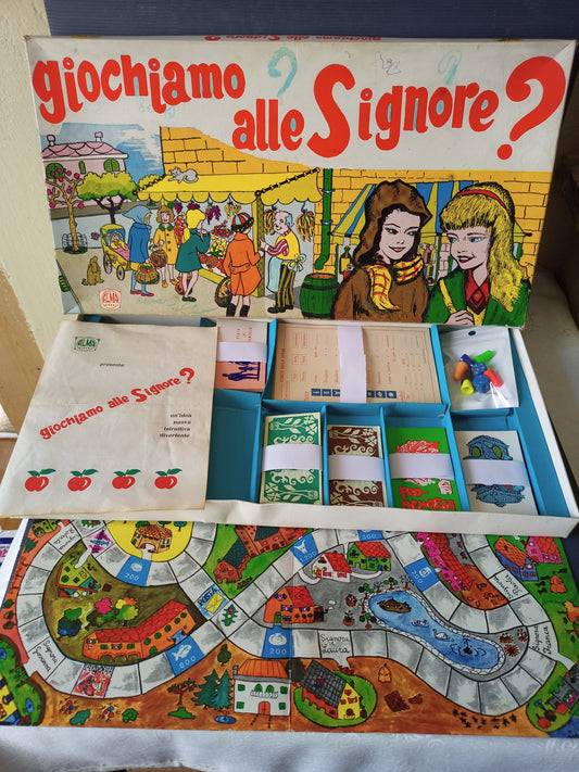 Board game Let's play the ladies?, Alma Original from the 70s