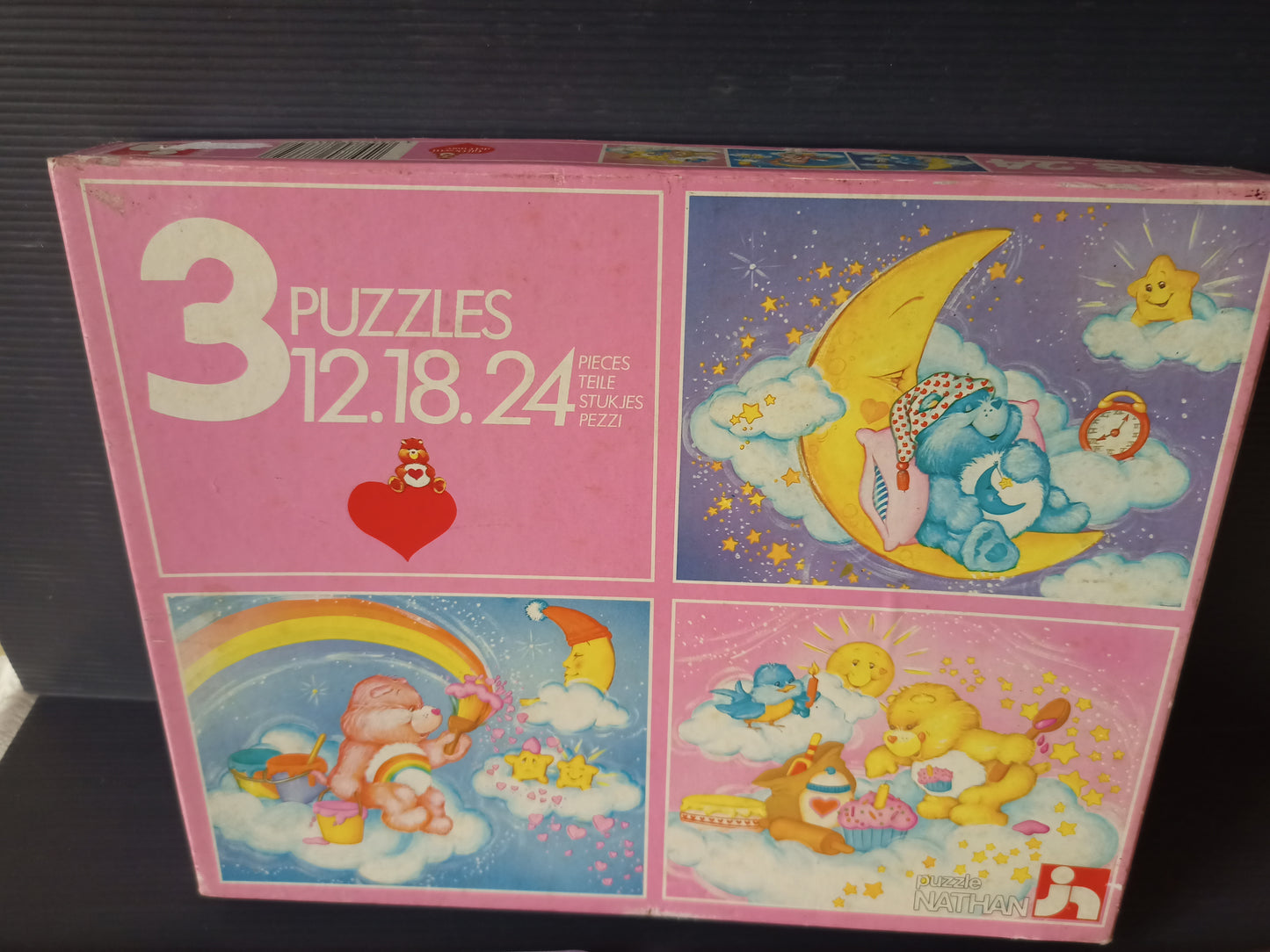 Puzzle Care Bears Orsetti del cuore, originale anni 80